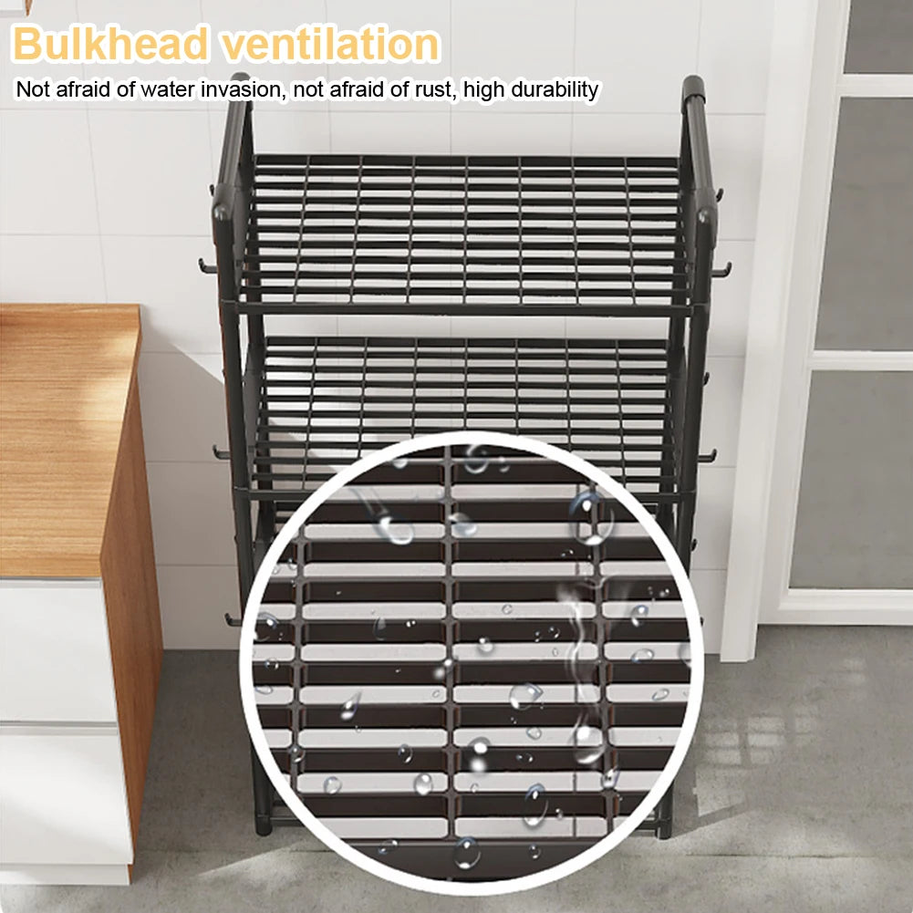 Five Tier Heavy Duty Storage Rack with Adjustable Shelves