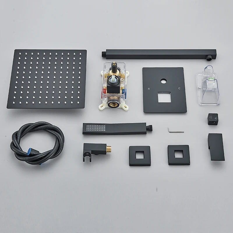 Concealed Rain Waterfall Shower System