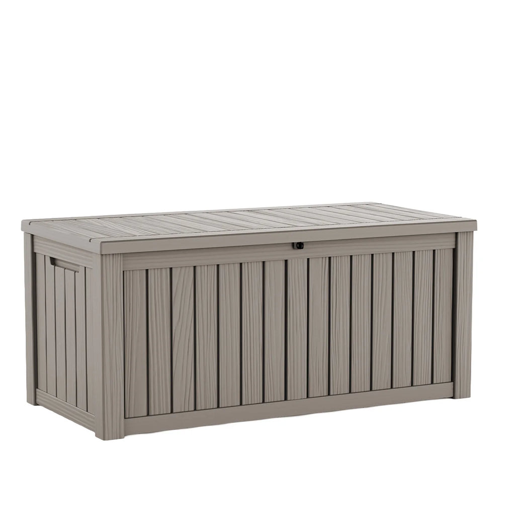 120 Gallon Lockable Waterproof Outdoor Storage Box