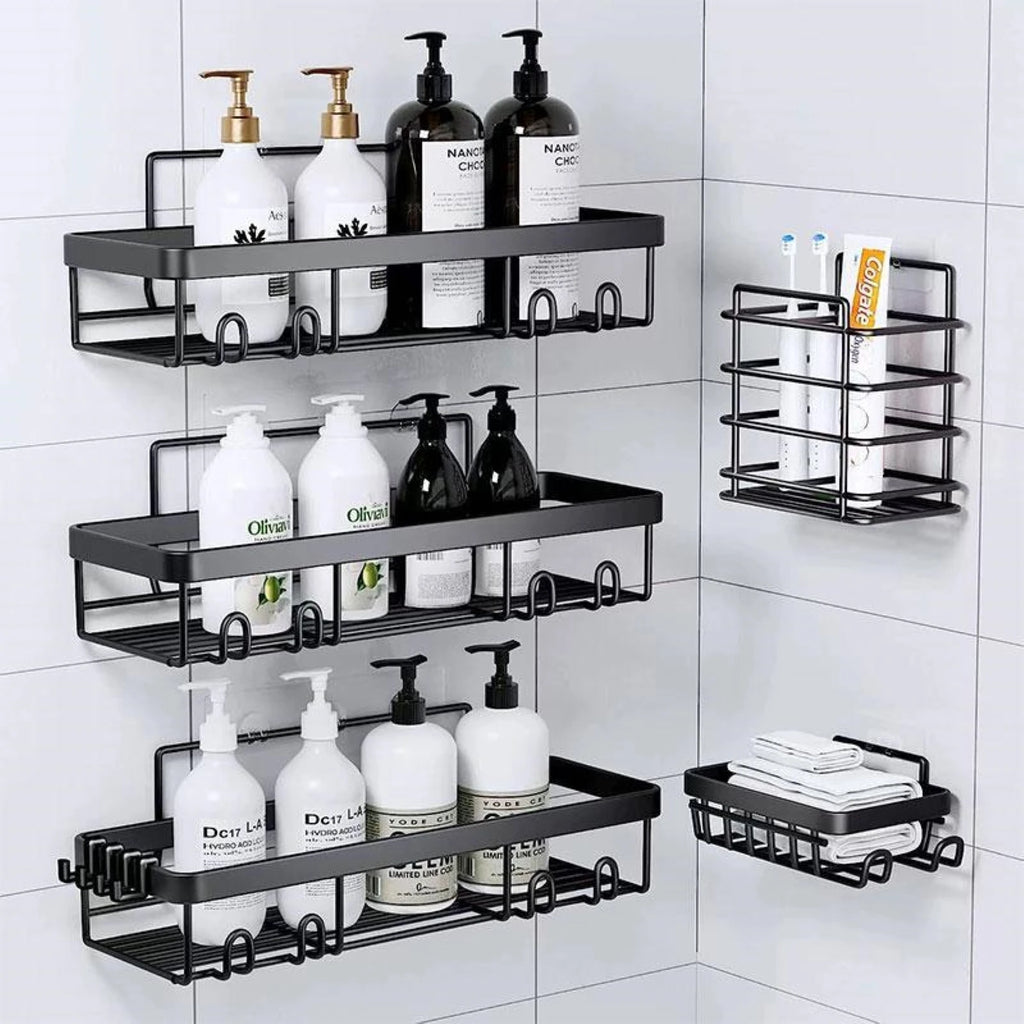 Five Piece Shower Caddy Set