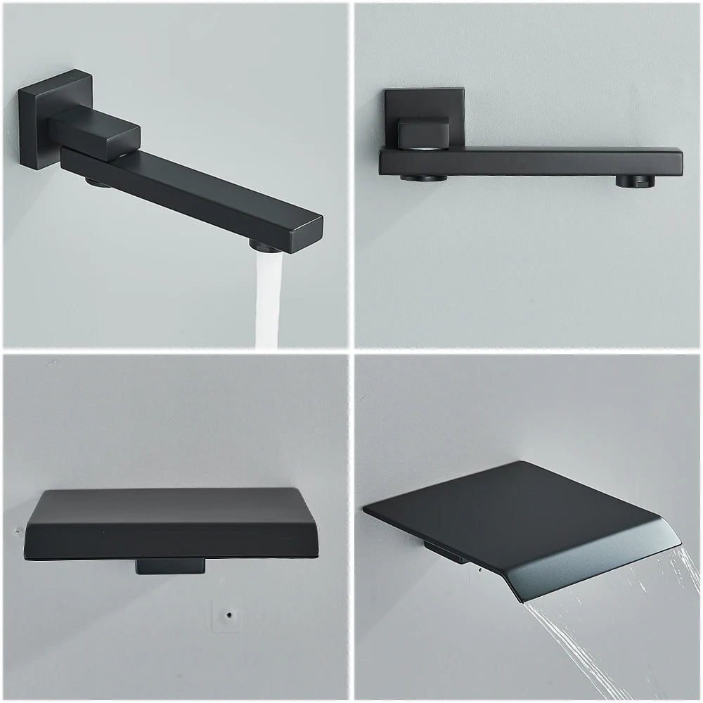 Concealed Rain Waterfall Shower System