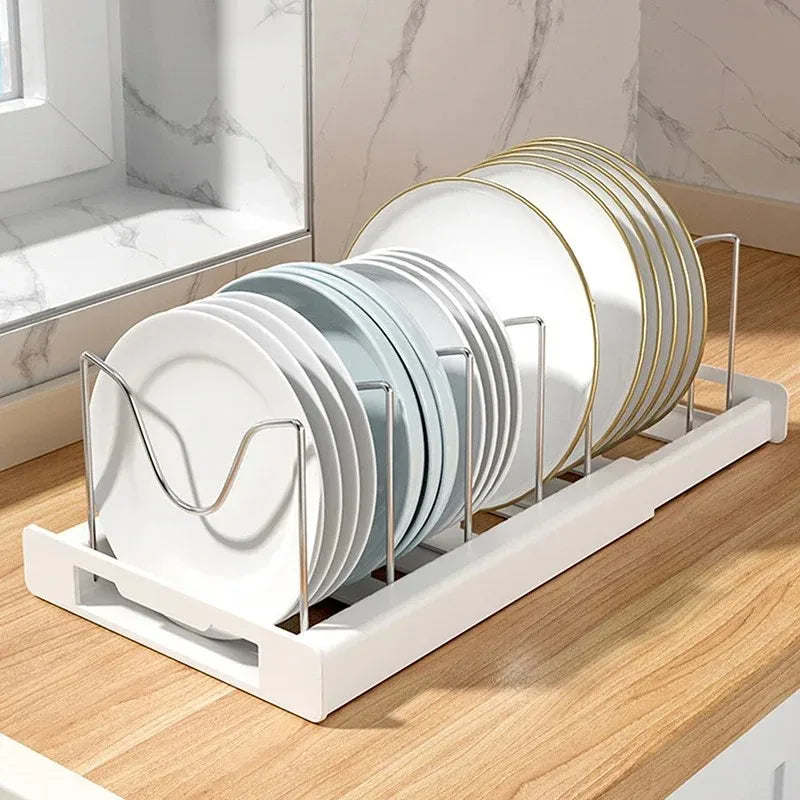 Under Counter Cabinet Expandable Kitchen Pot Pan Organizer
