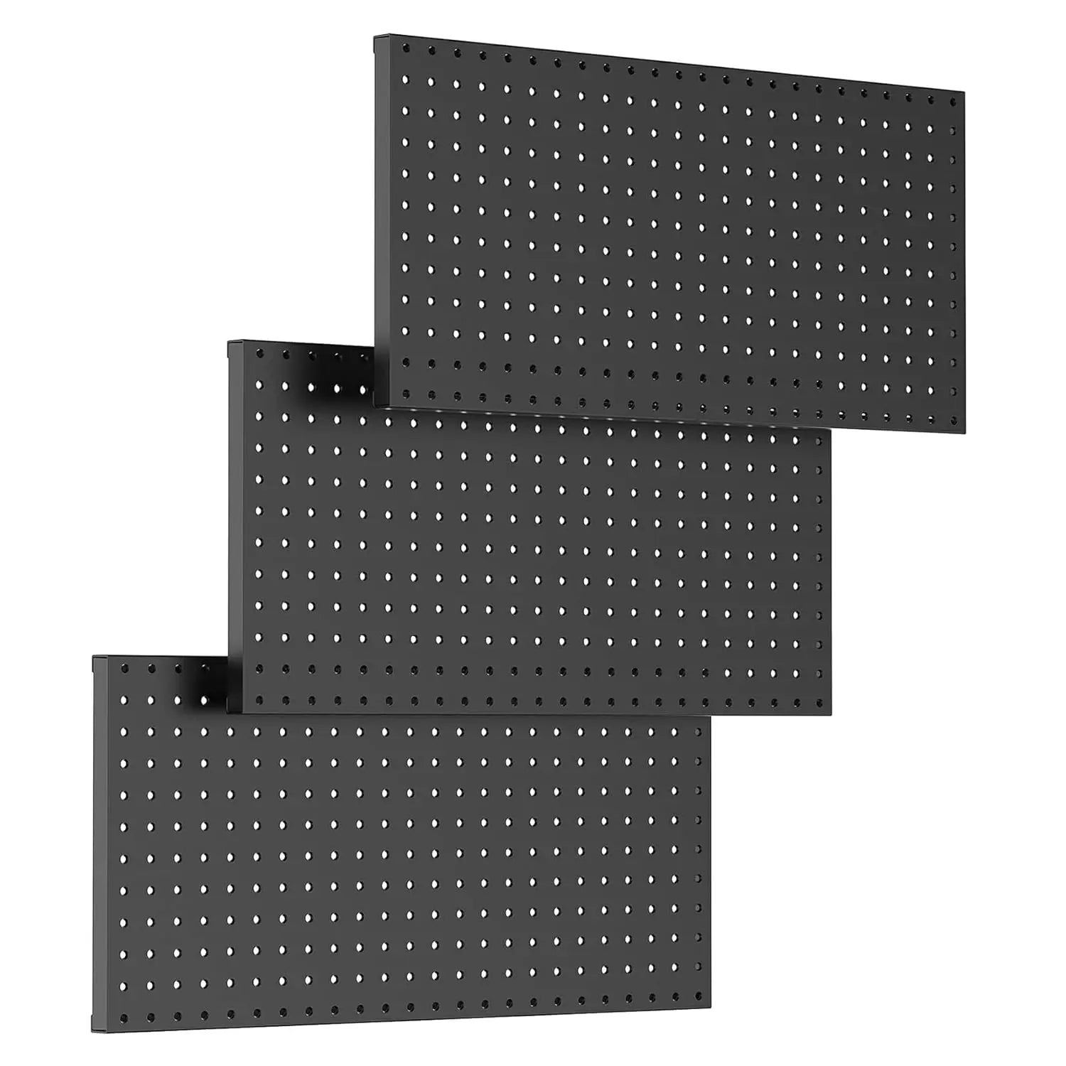 3 PCS Wall Mount Metal Pegboard Panels