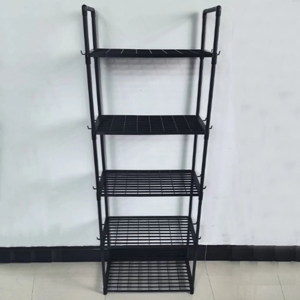 Five Tier Heavy Duty Storage Rack with Adjustable Shelves