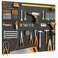 3 PCS Wall Mount Metal Pegboard Panels