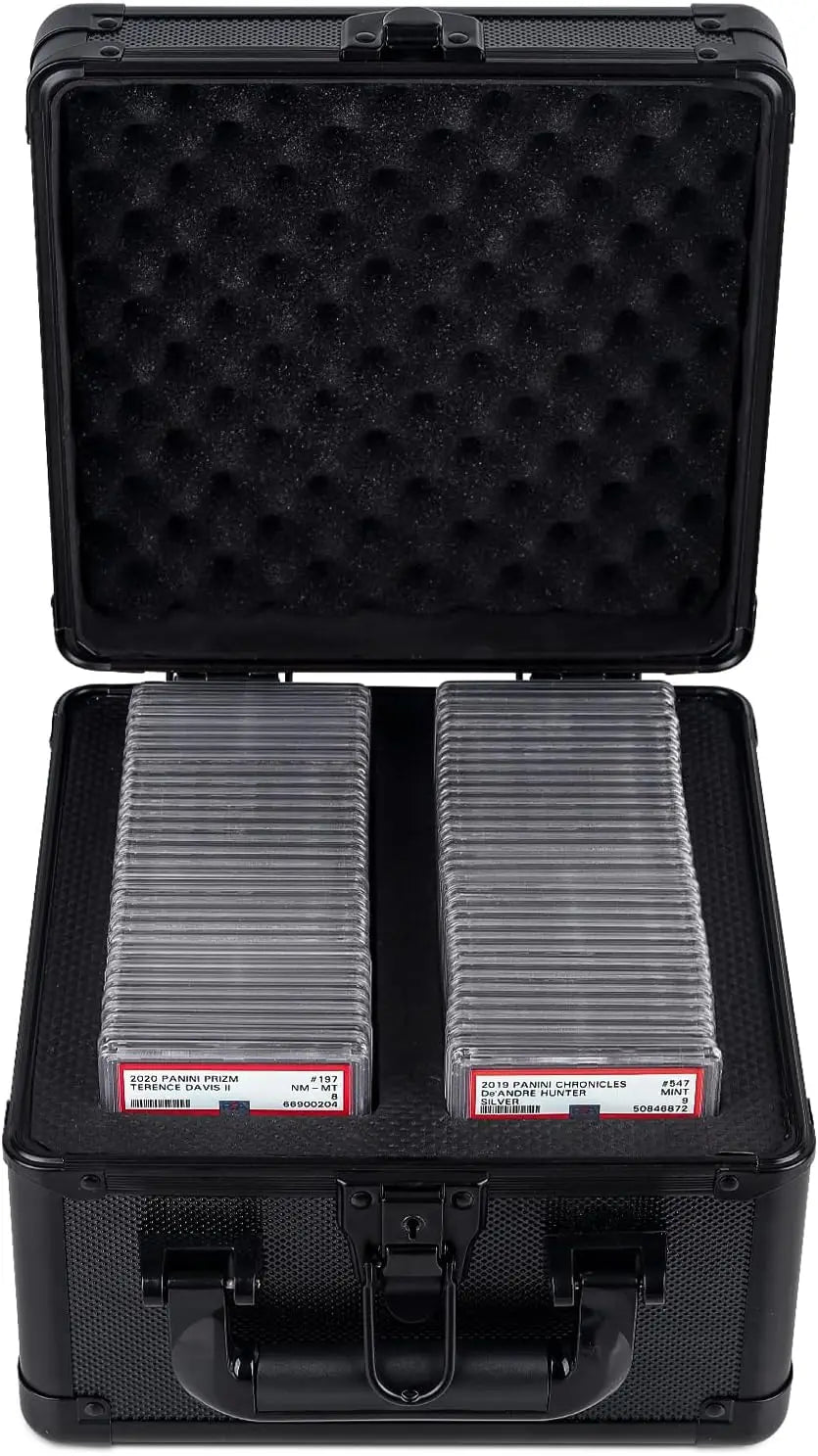 60 Card Collection Premium Graded Storage Box with Shockproof Design