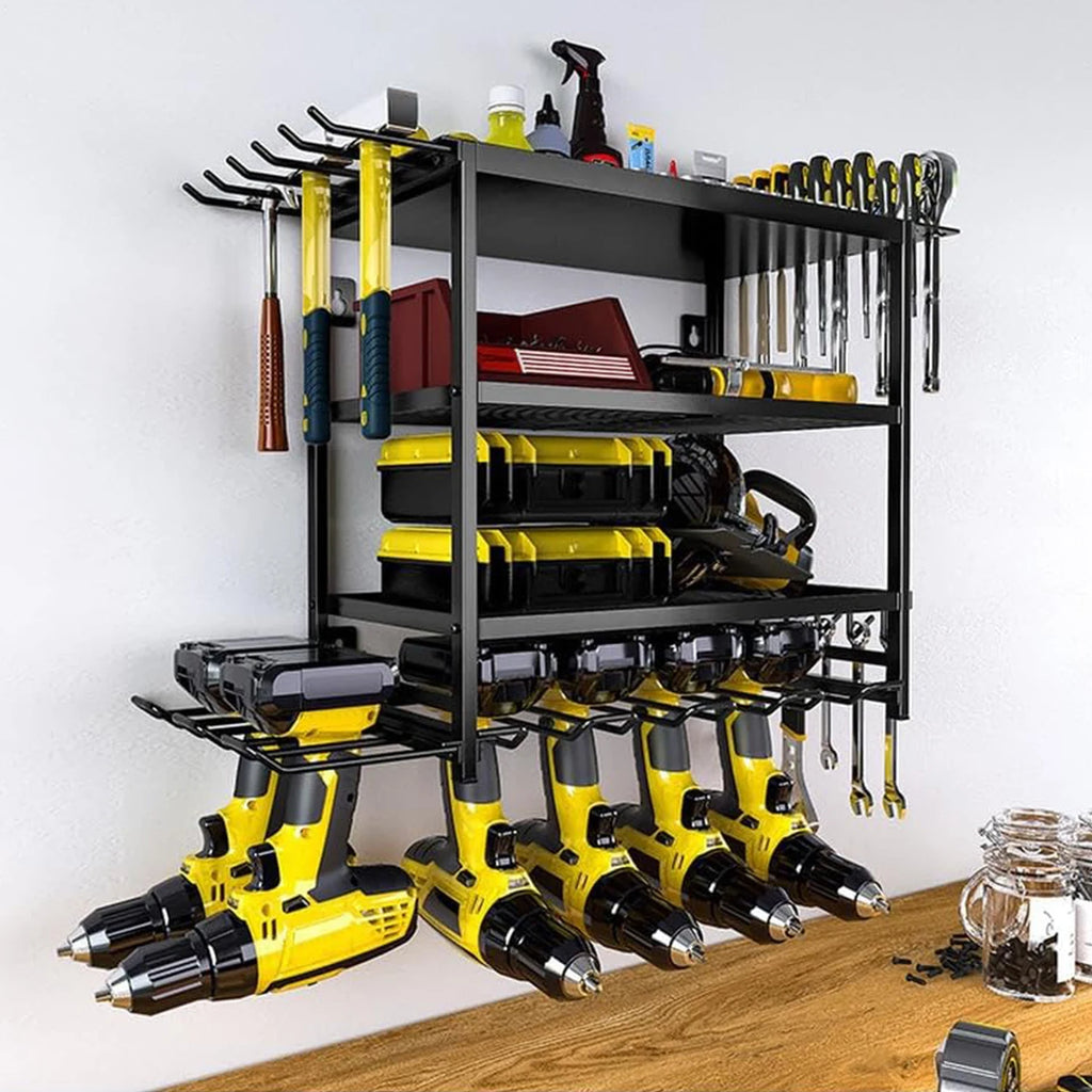 Wall Mounted Power Tool Storage Rack