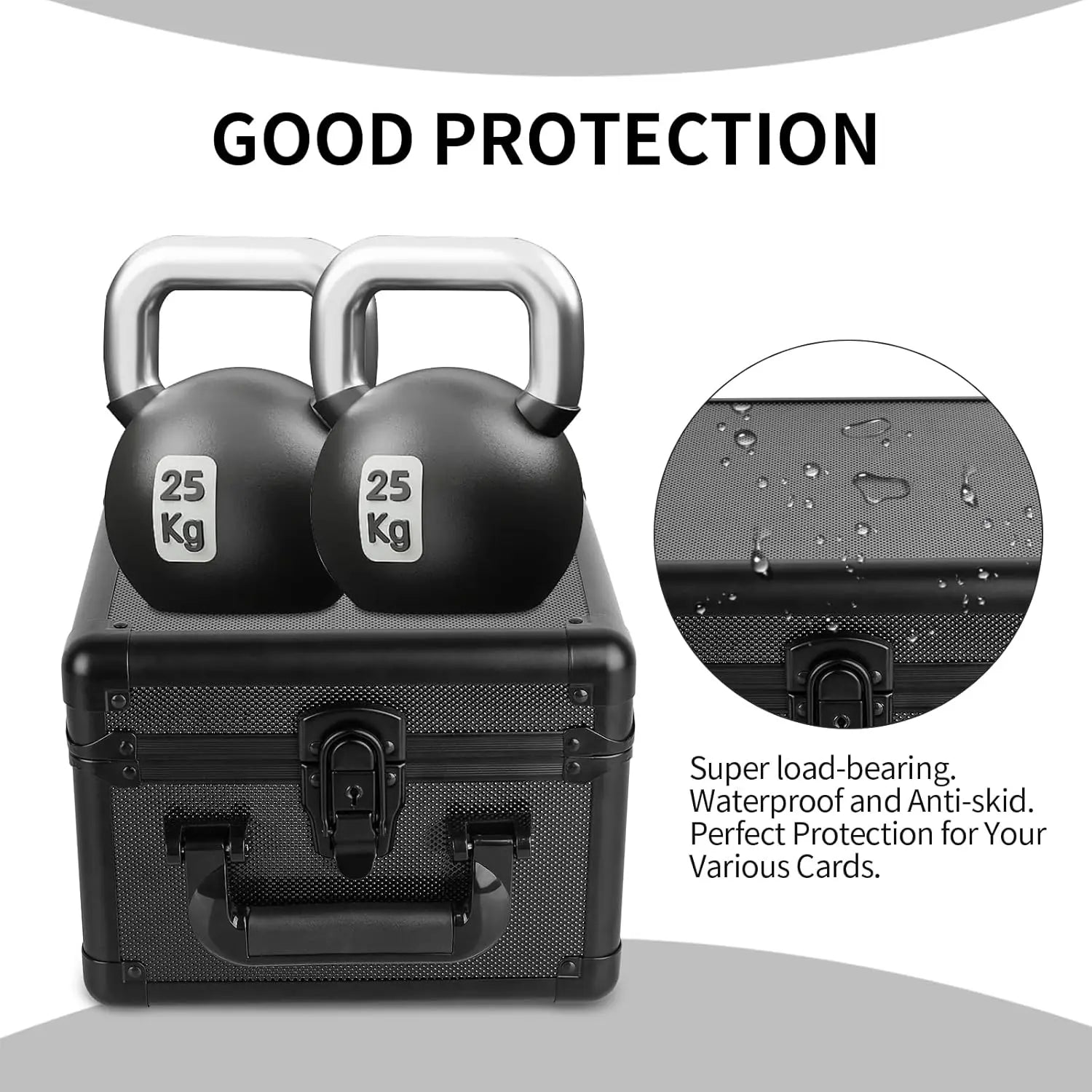 60 Card Collection Premium Graded Storage Box with Shockproof Design
