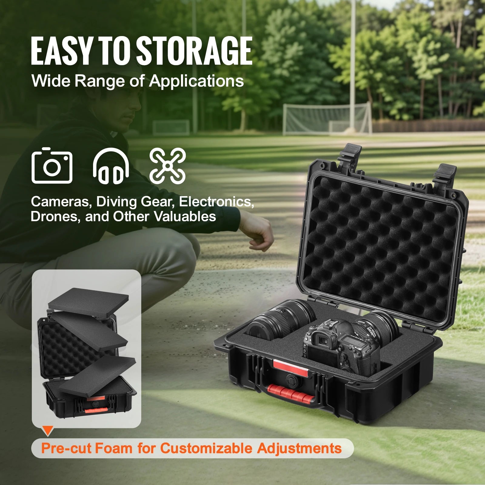 VEVOR Weatherproof Protective Hard Case