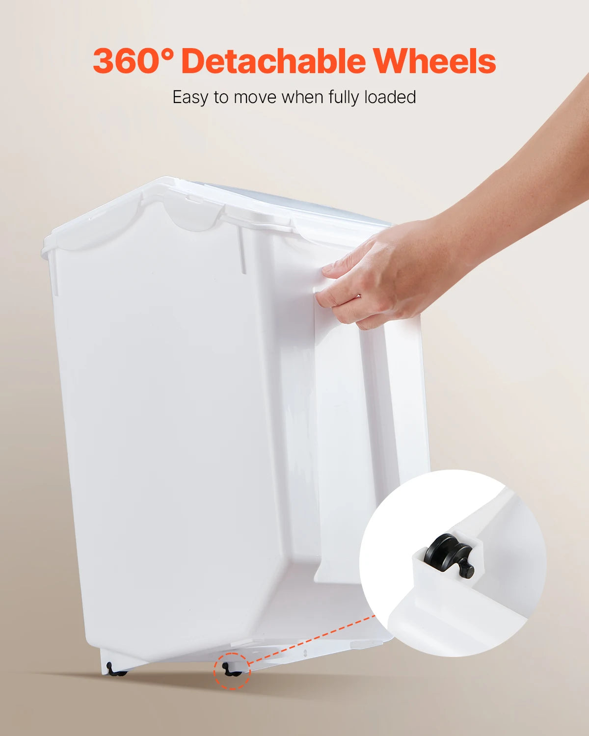 Four Piece Grain & Dry Goods Pantry Containers