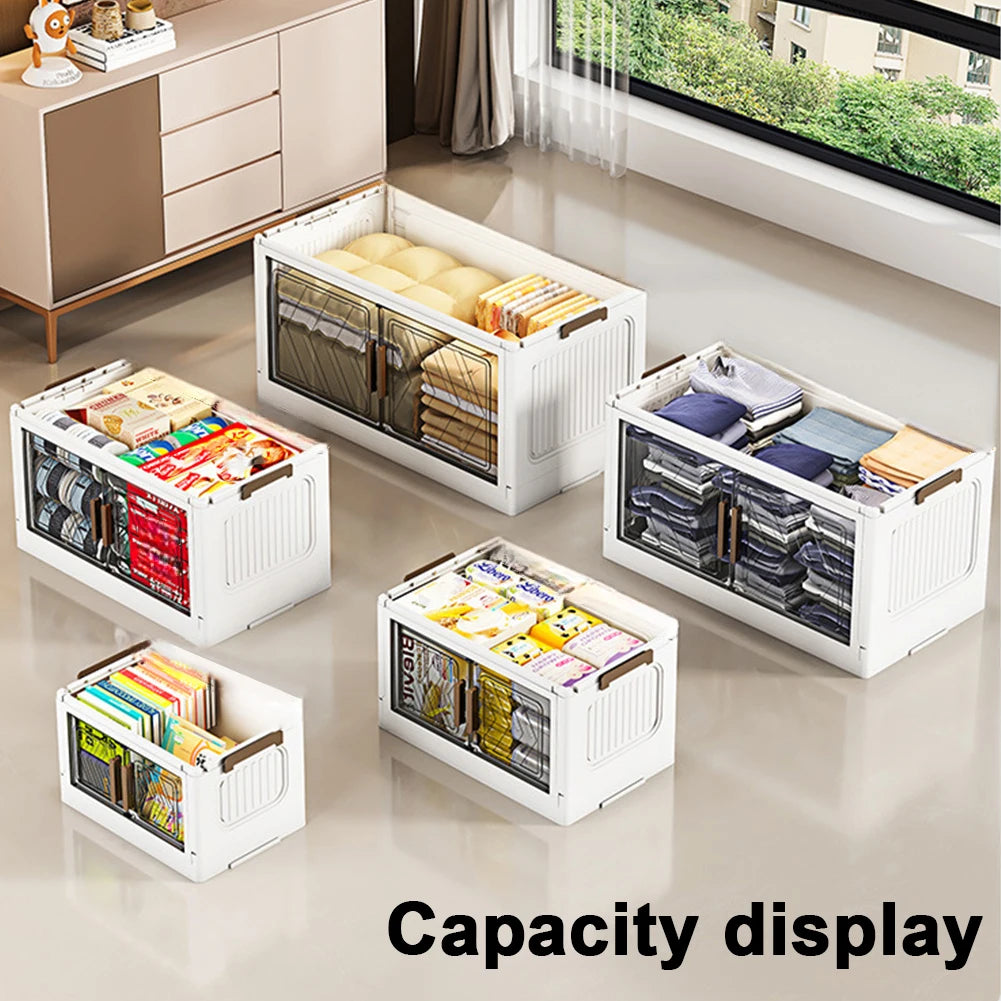 Four Tier Revealing Foldable Storage Cabinet