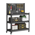 Rolling Tool Storage Workbench with Peg Board