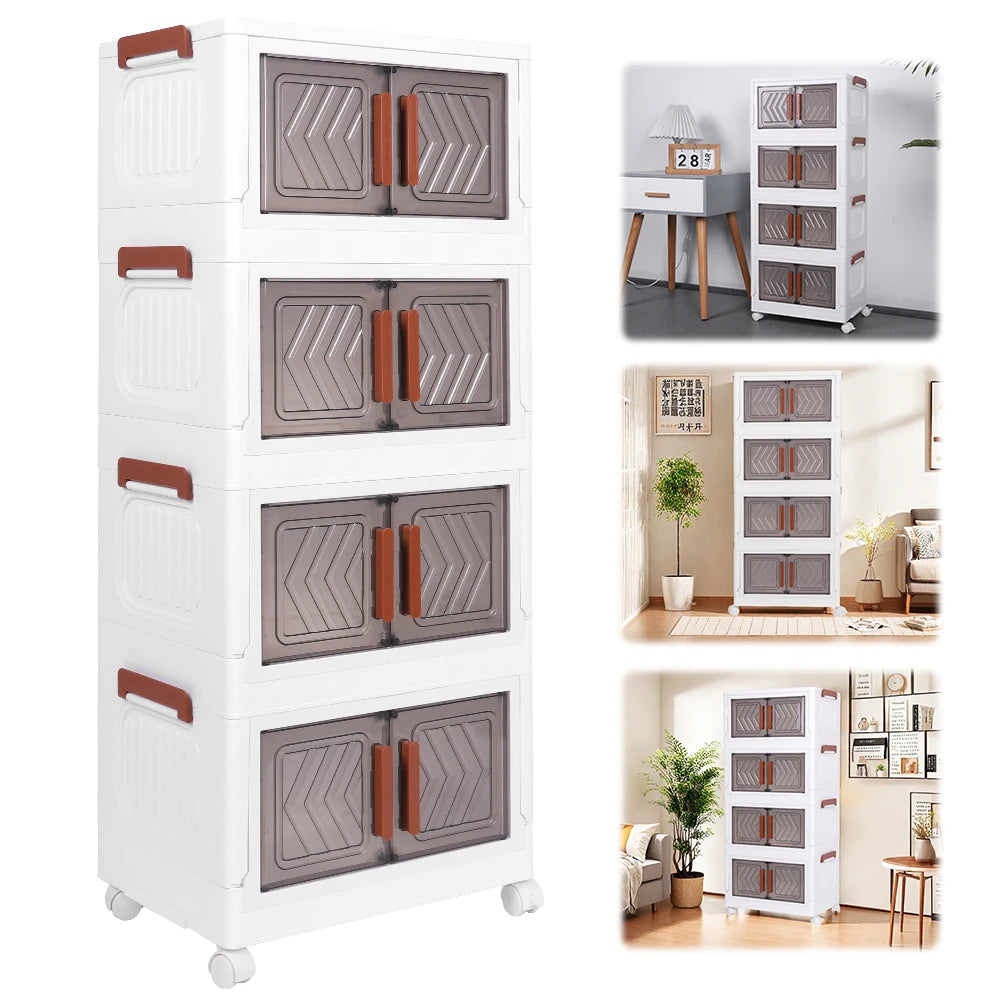 Four Tier Storage Cabinets