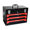 3 Drawer Portable Metal Tool Box with EVC Liner and Lock