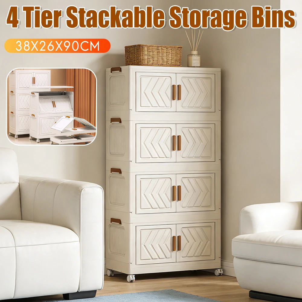 Four Tier Storage Cabinets