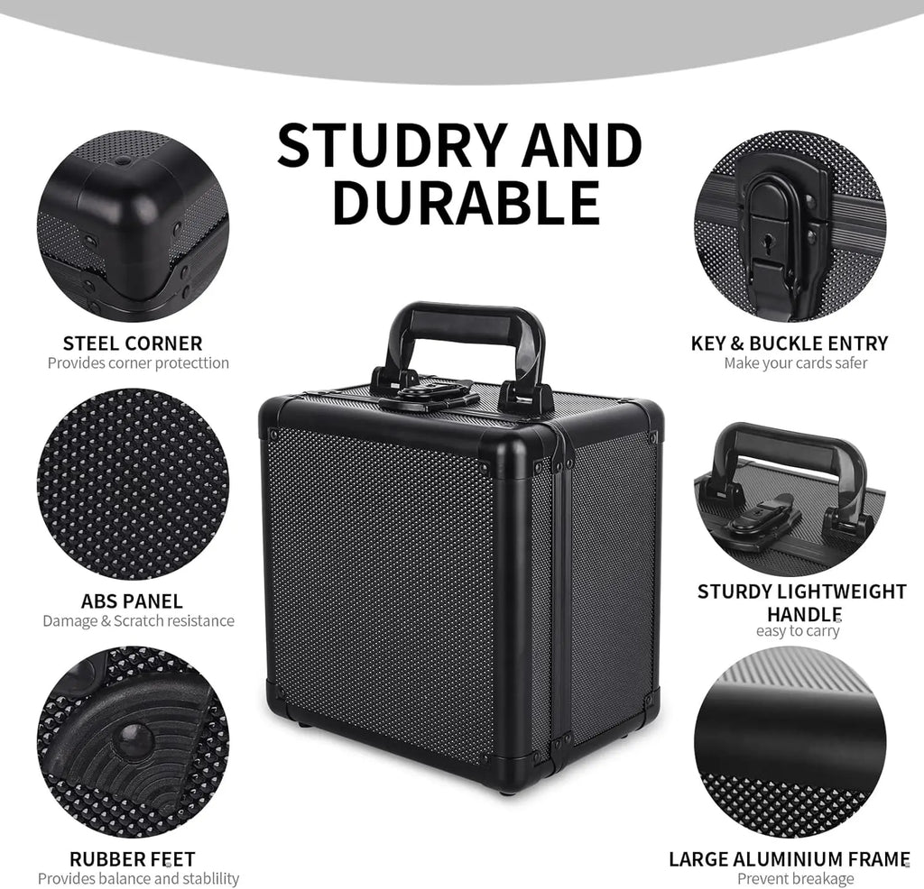 60 Card Collection Premium Graded Storage Box with Shockproof Design