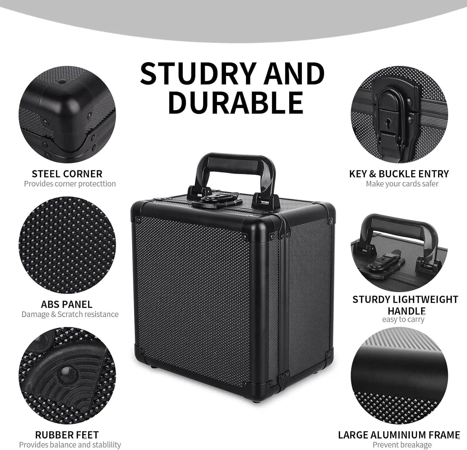60 Card Collection Premium Graded Storage Box with Shockproof Design