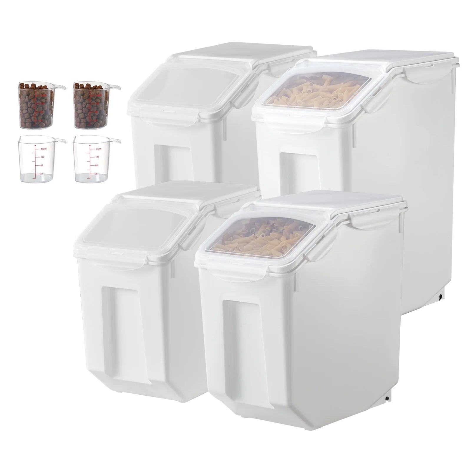 Four Piece Grain & Dry Goods Pantry Containers