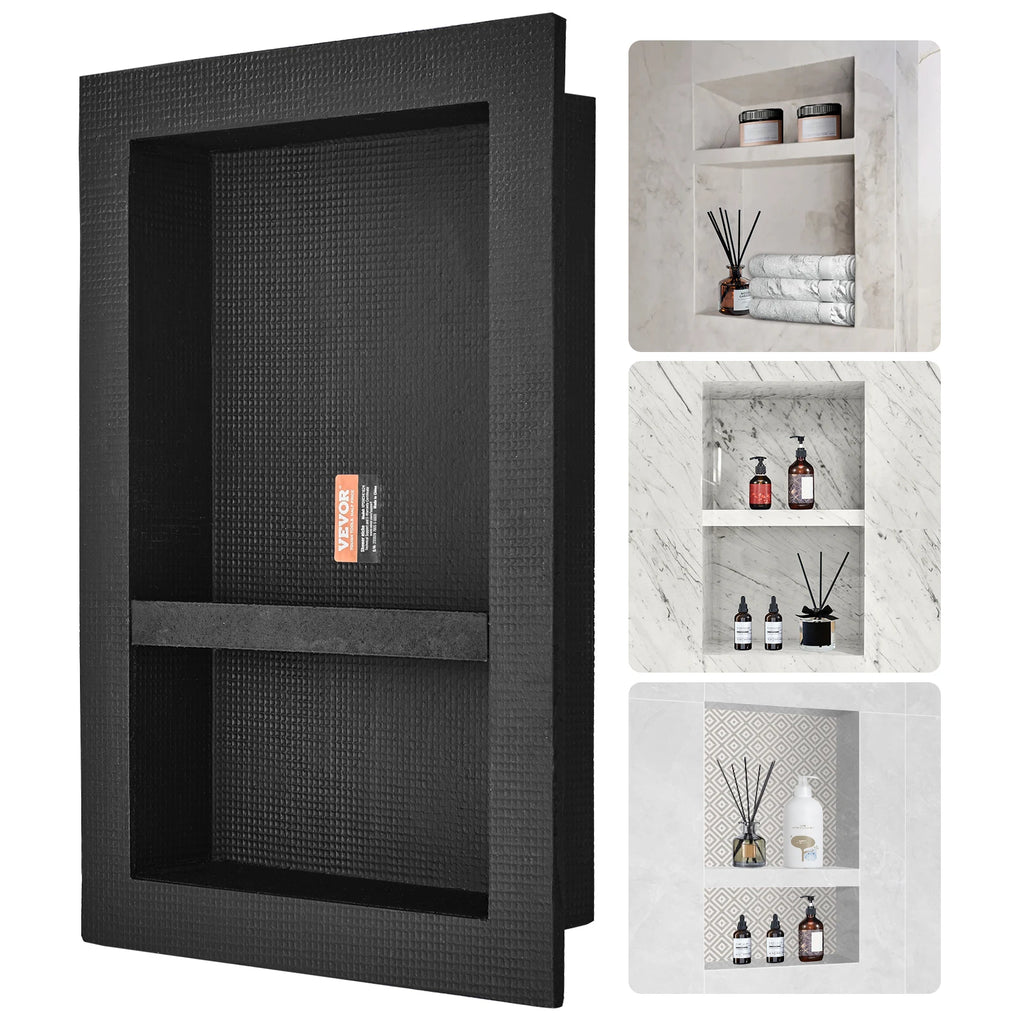 Shower Niche Recessed Sealed Protection Ready for Tile Shelf Organizer