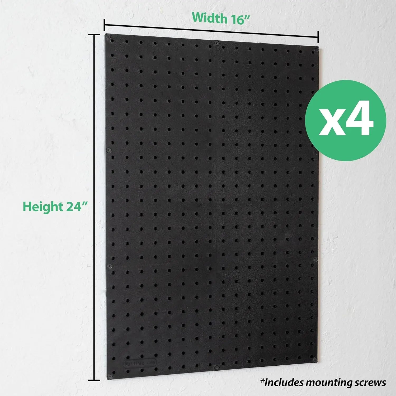 4-Pack USA Made Pegboard Panels