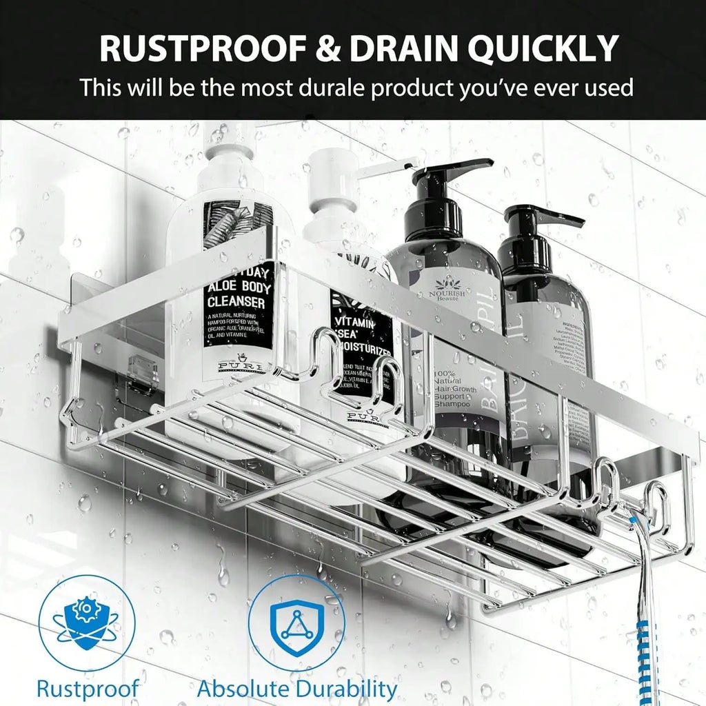 2/3/5PCS Steel Racks Bathroom Caddy