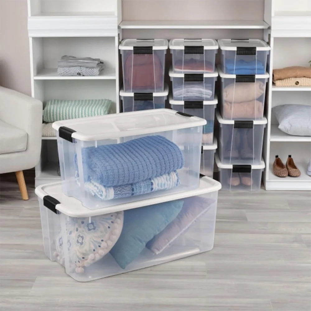 Four Pack Ultra Latching Lid Storage Bins