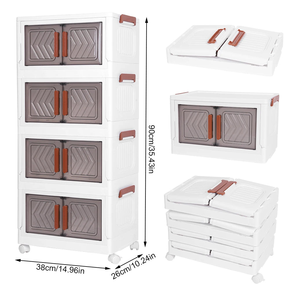 Four Tier Storage Cabinets