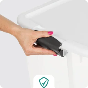 Four Pack Ultra Latching Lid Storage Bins